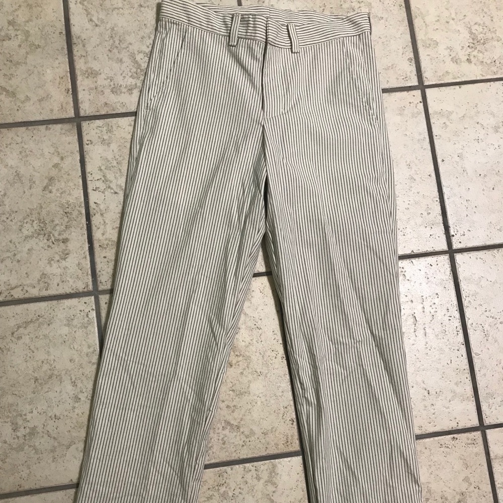 American Apparel striped cotton pants. NWOT